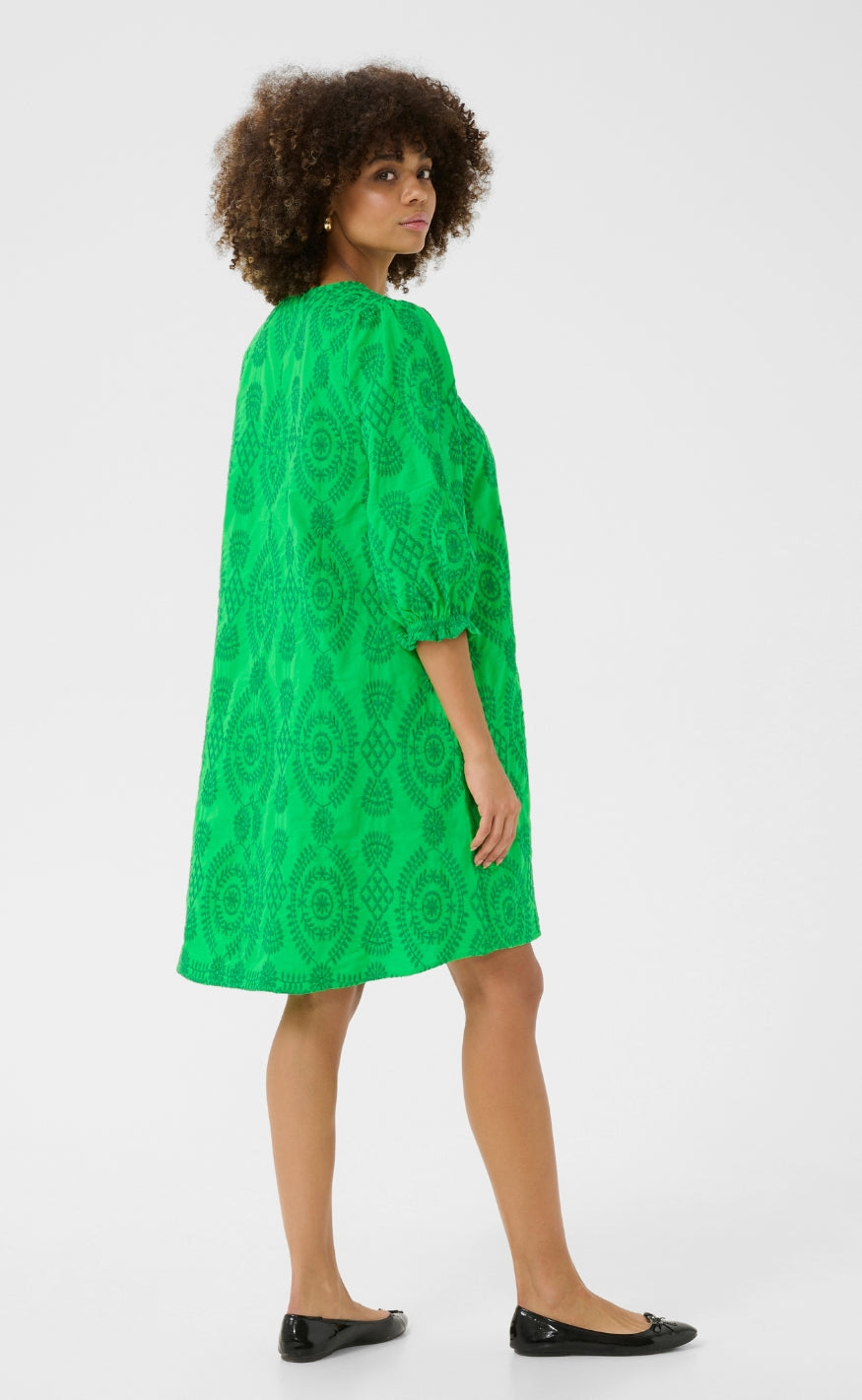 Culture Kjole - Tia - Green/Green
