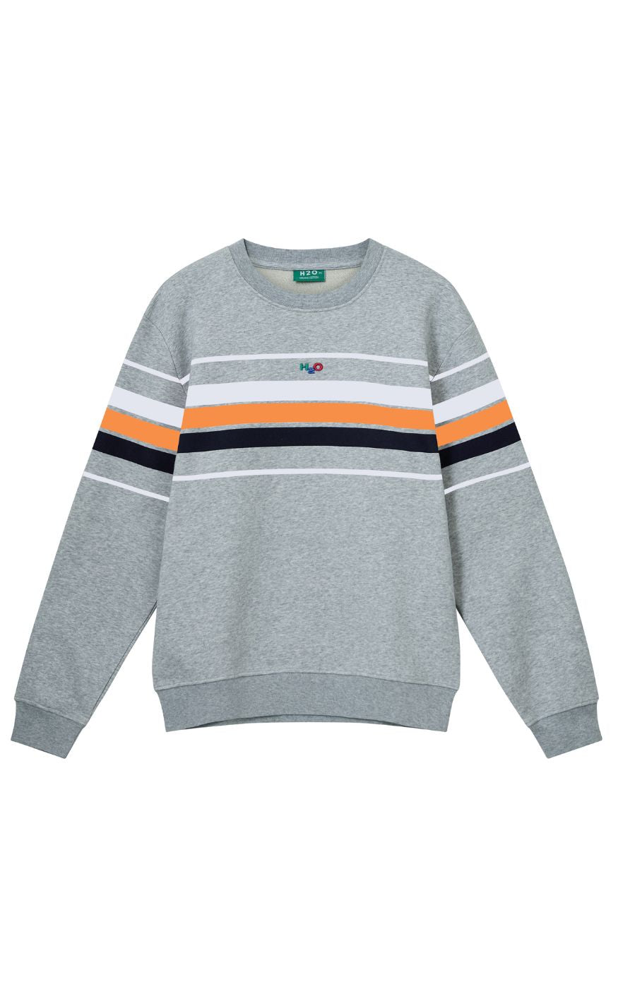 H2O Sweatshirt - Classic Sweat O'neck - Lt. Grey Mel