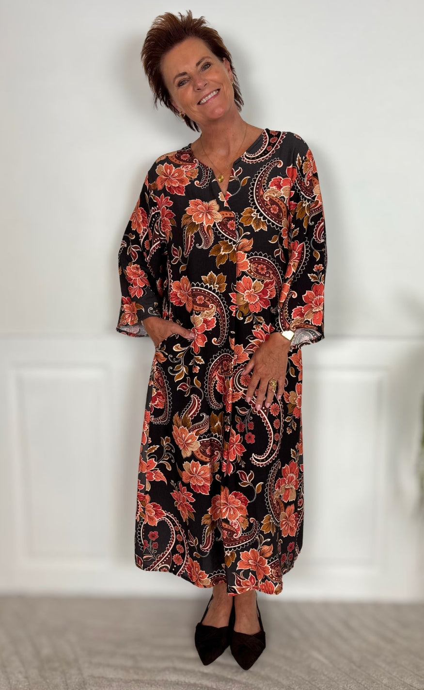 Marta Du Chateau Kjole - Anemone - Nero4630tpe