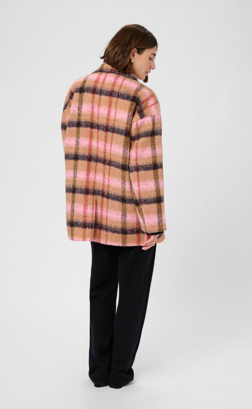 Culture Kåpe - Shila - Brown/Red Check