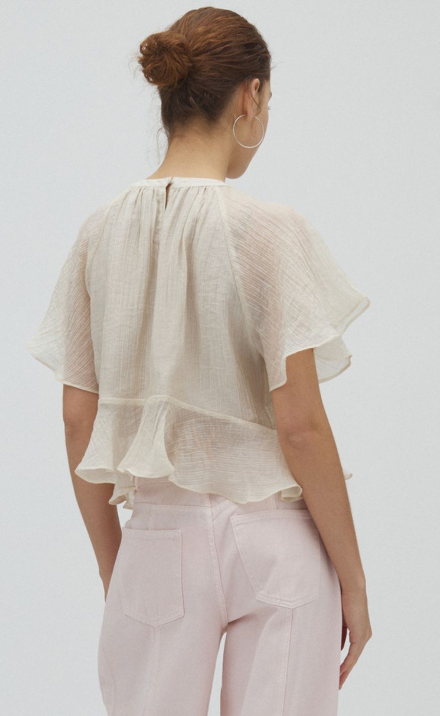 MbyM Topp - Menilu-M - Pale Creme