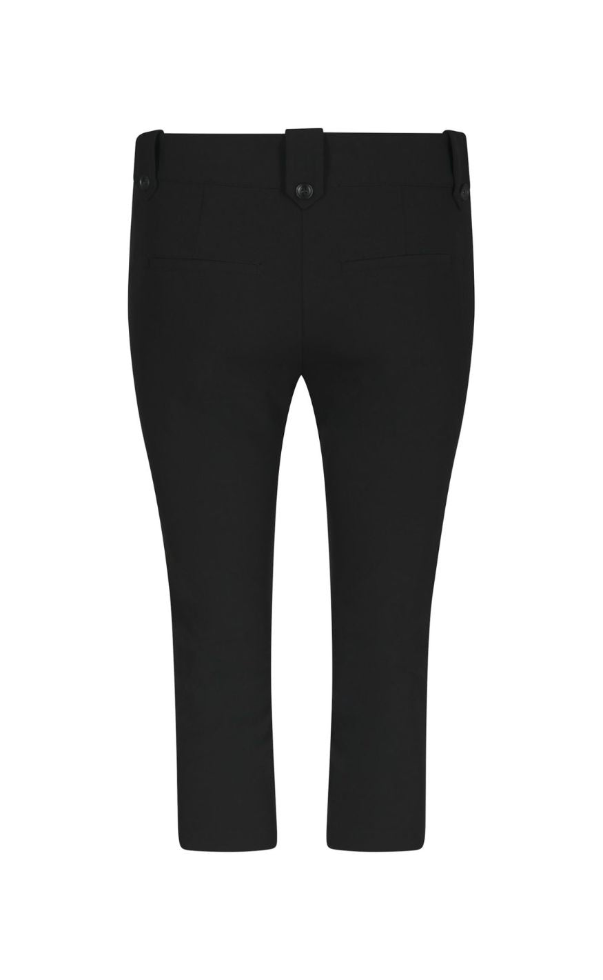 Neo Noir Bukser - Shawnee Capri Stretch - Black