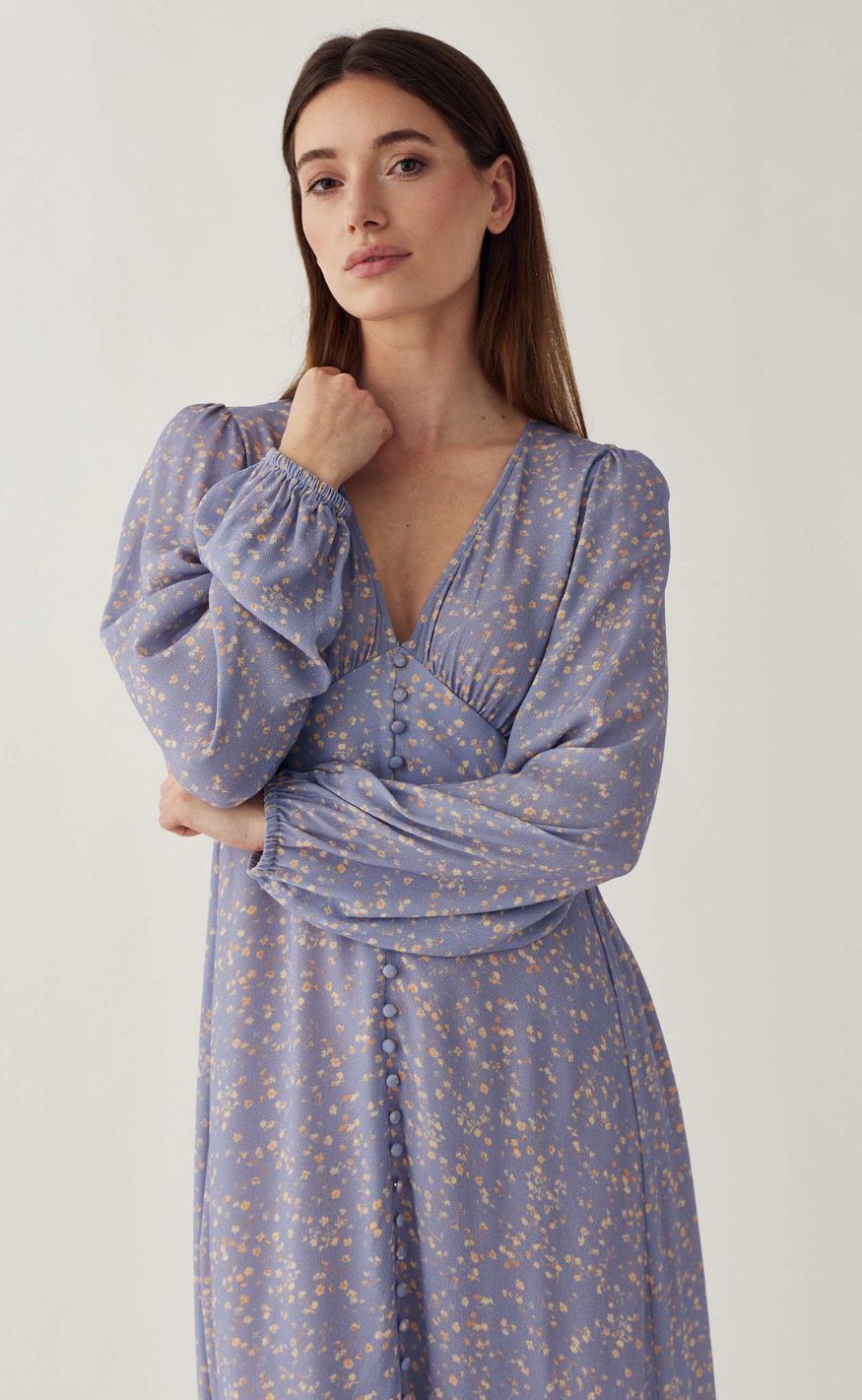 Noella Kjole - Lilith Maxi - Donata Sky Print