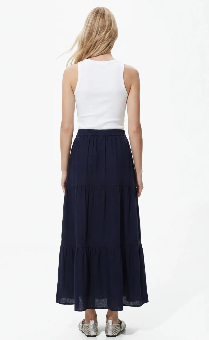 Pieces Topp - Mimi - Cloud Dancer/Delicioso