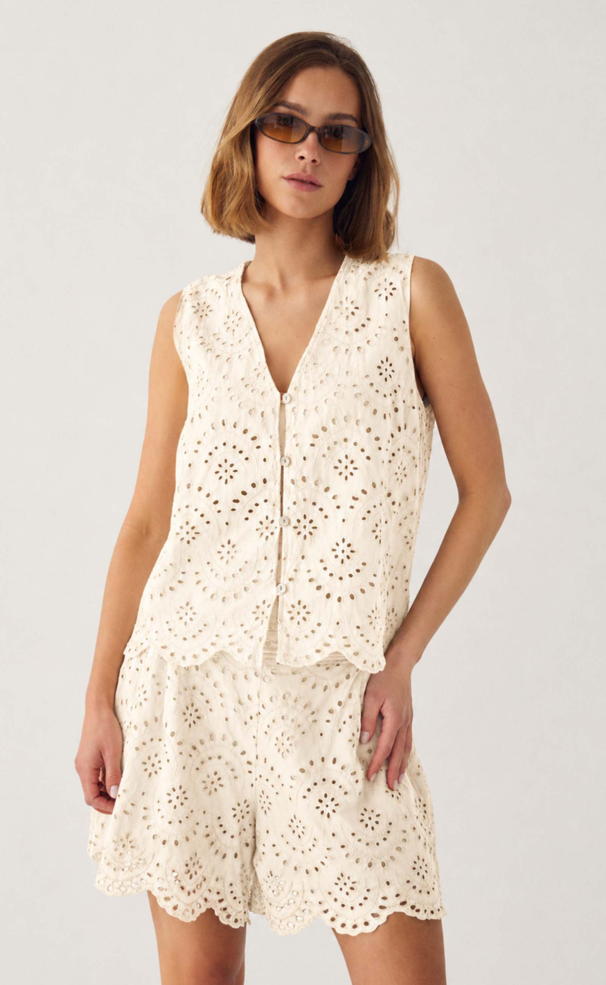 Noella Vest - Maite - Ivory