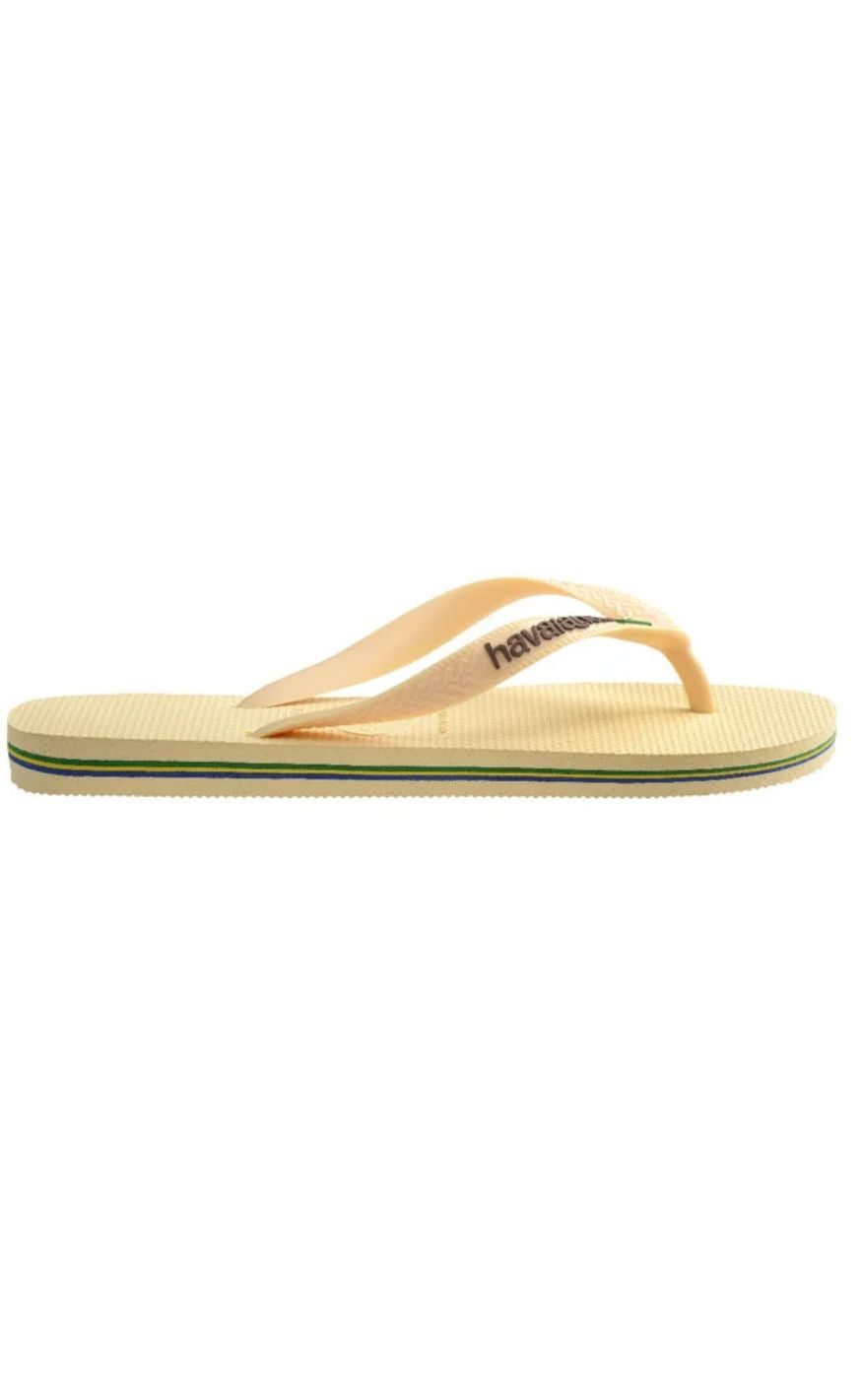 Havaianas Klipklapper / Sandal - Brasil Logo - Buttercream