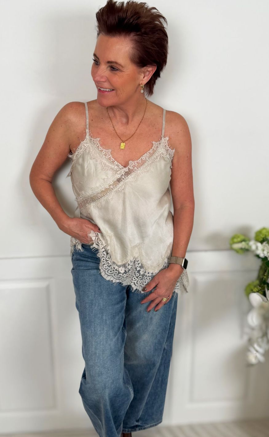 Marta Du Chateau  Topp - Dream - Mandorla Beige