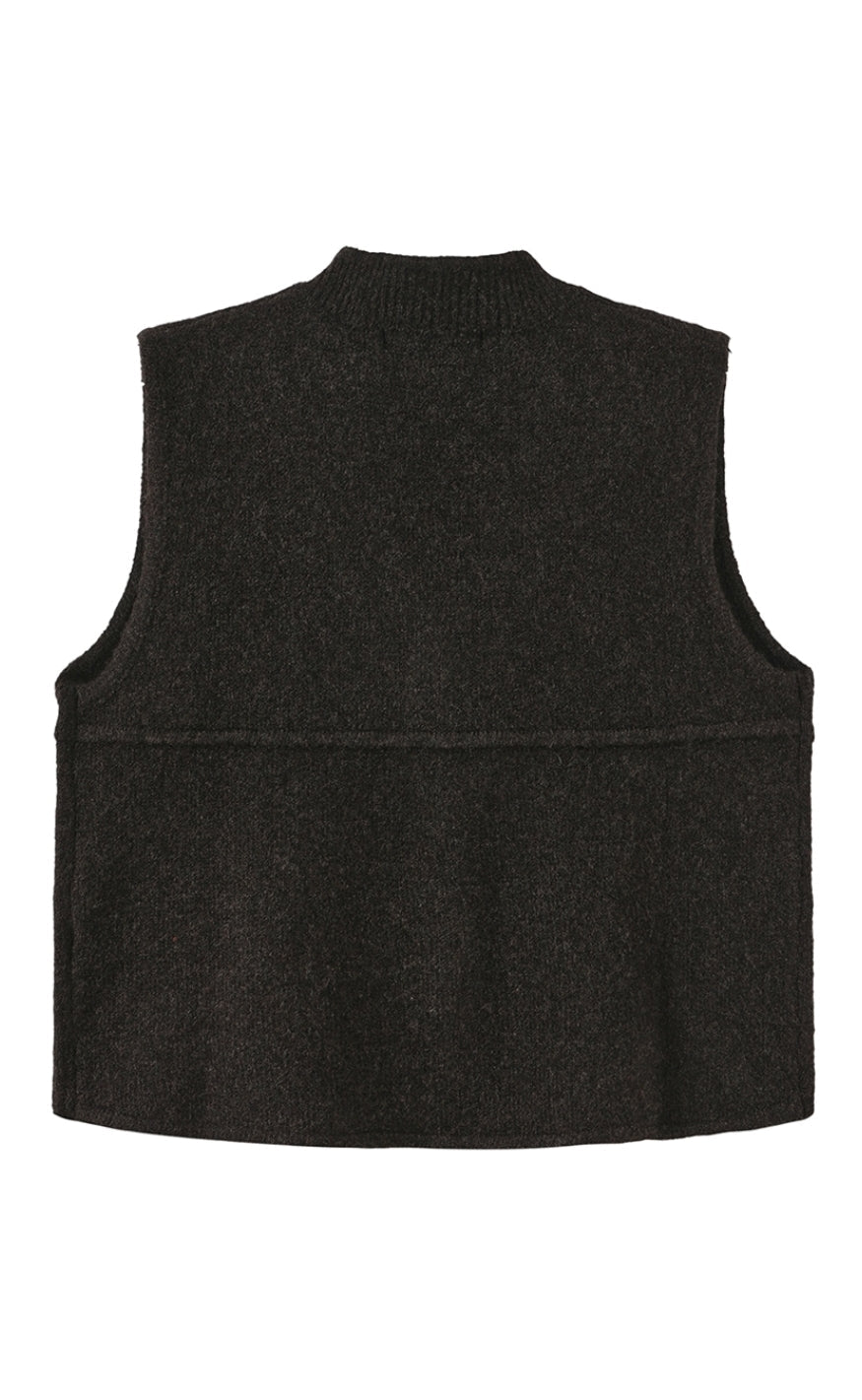 Luxzuz Vest - Zascha - Choco Lux