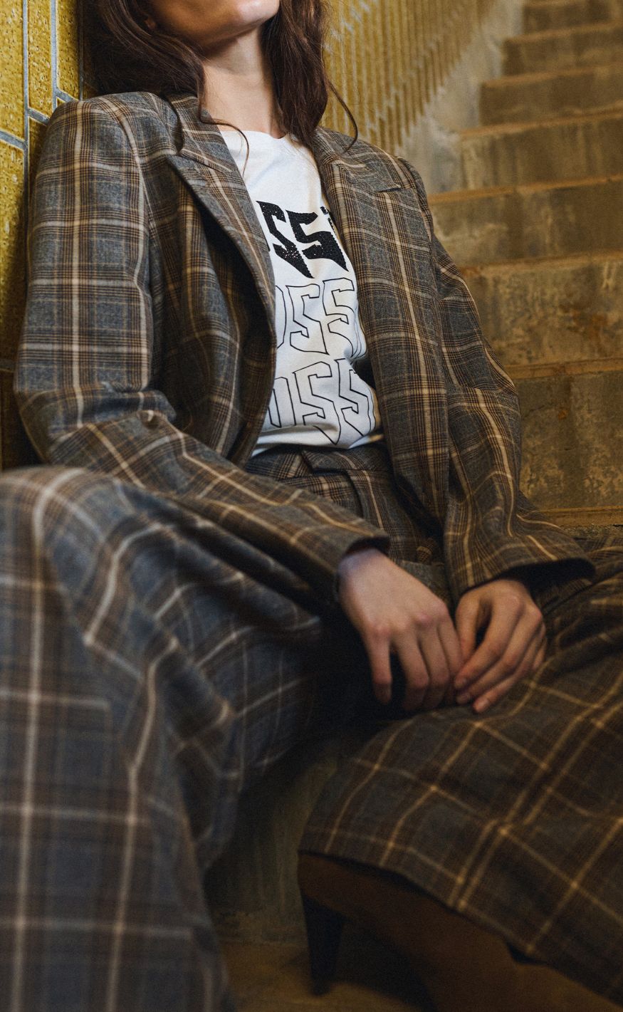 Gossia Blazer - Elli - Brown Checks