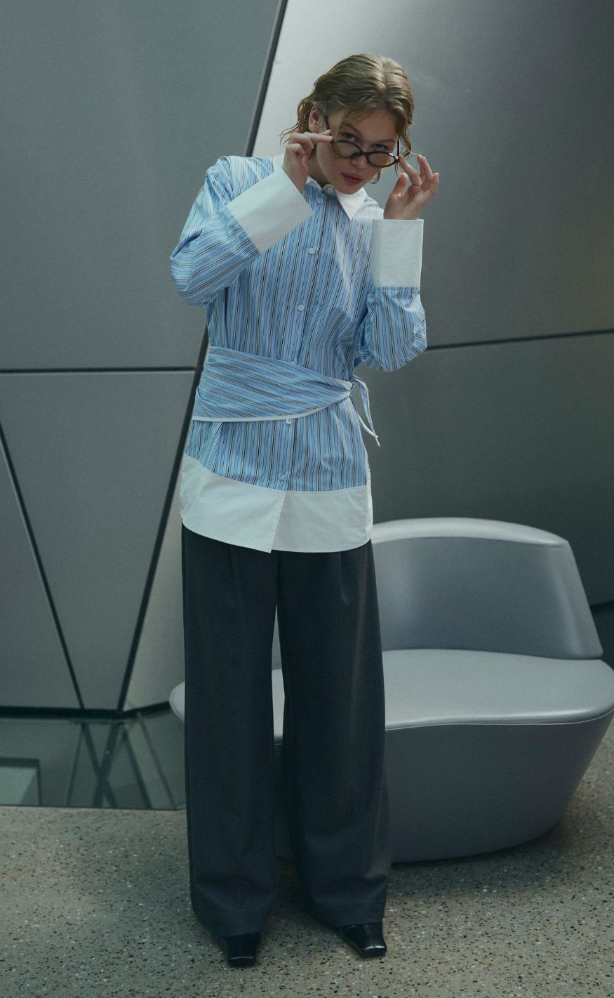 Noella Skjorte - Marinelle - Coetta Blue Stripe