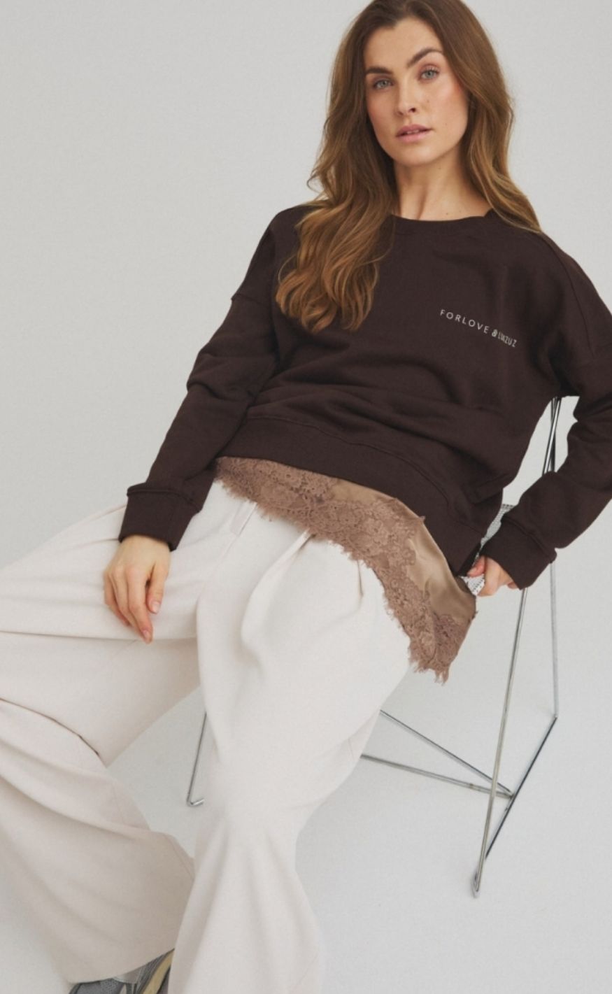 Luxzuz Sweat - Lovelux - Java Brown