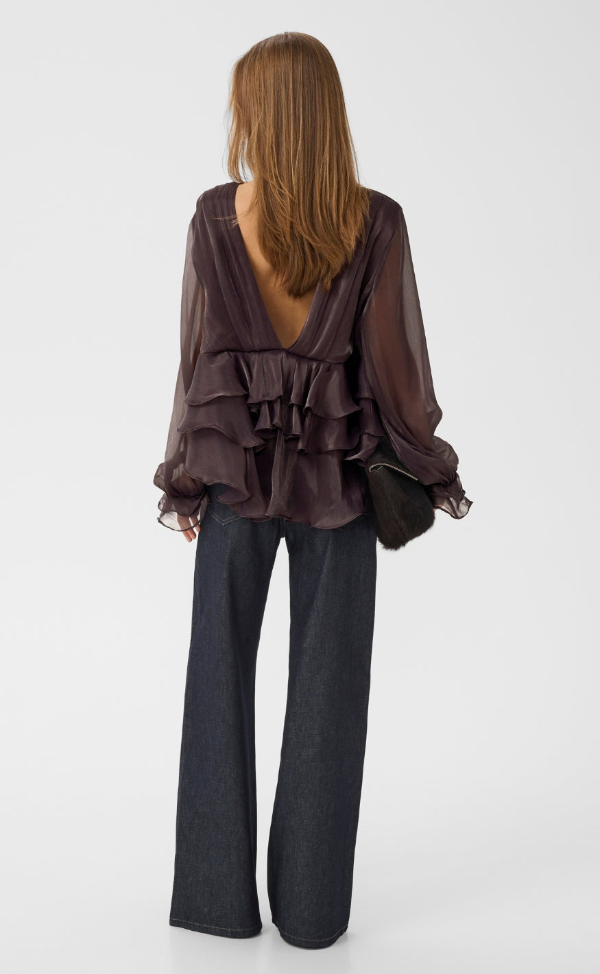 Gestuz Bluse - Licie - Deep Plum