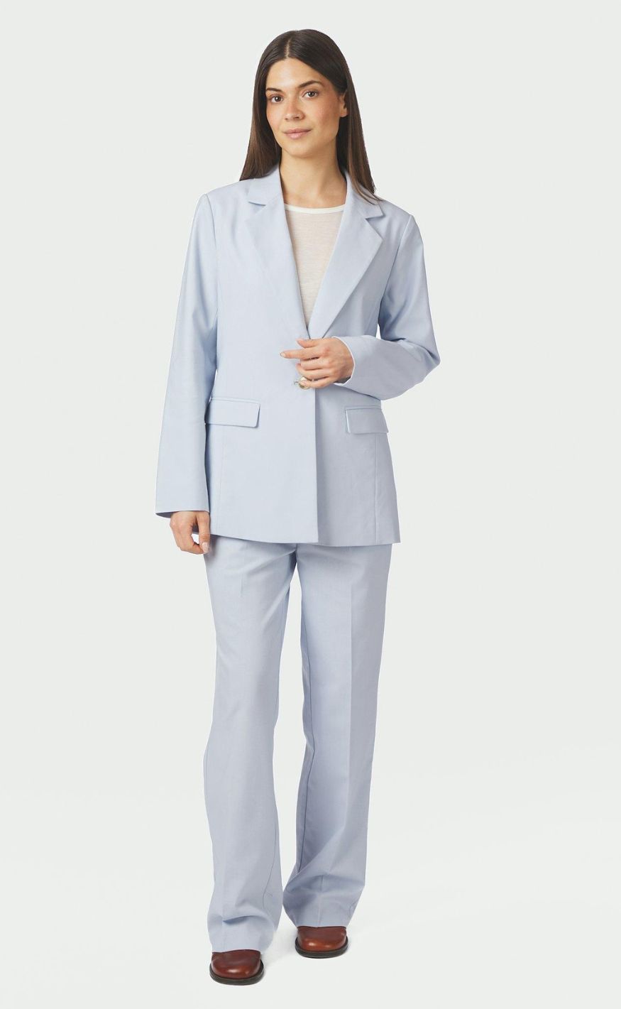 Neo Noir Blazer - Jarmon Linen - Light Blue
