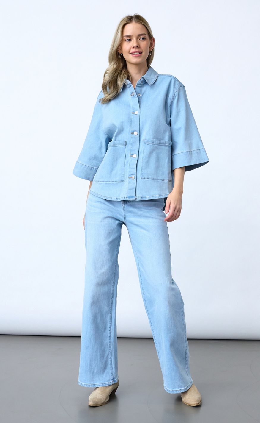 Sisters Point Jakke - OLEA-JA12 - Light Blue