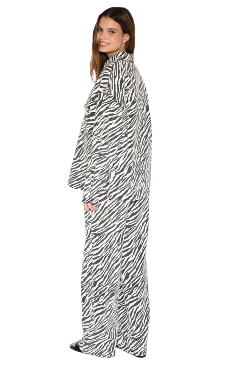 Moves Jeans - Adanna Zebra - Black