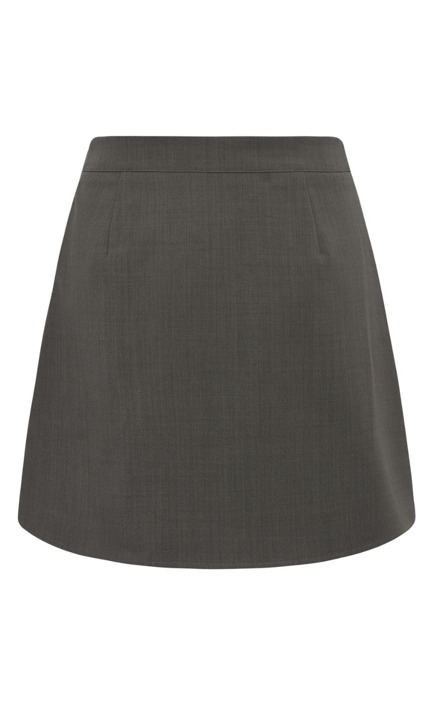 A-View Skjørt - Brigitte - 990 Medium Grey Melange
