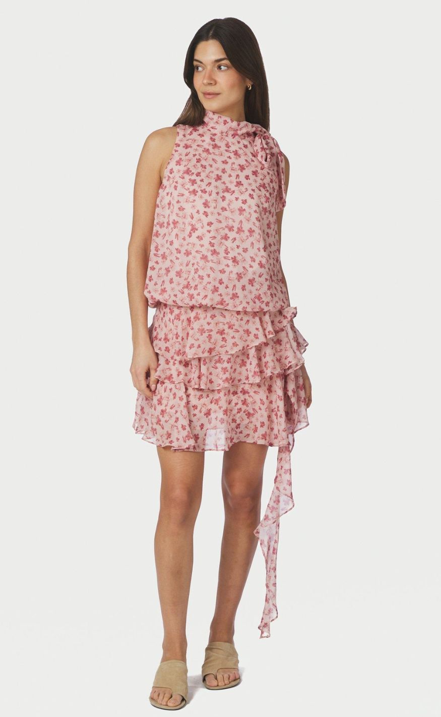 Neo Noir Topp - Veda Flower - Dusty Rose