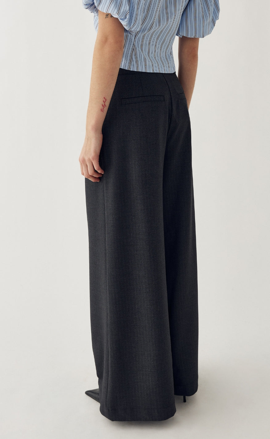 Noella Bukser - Kazia MW - Grey Herringbone