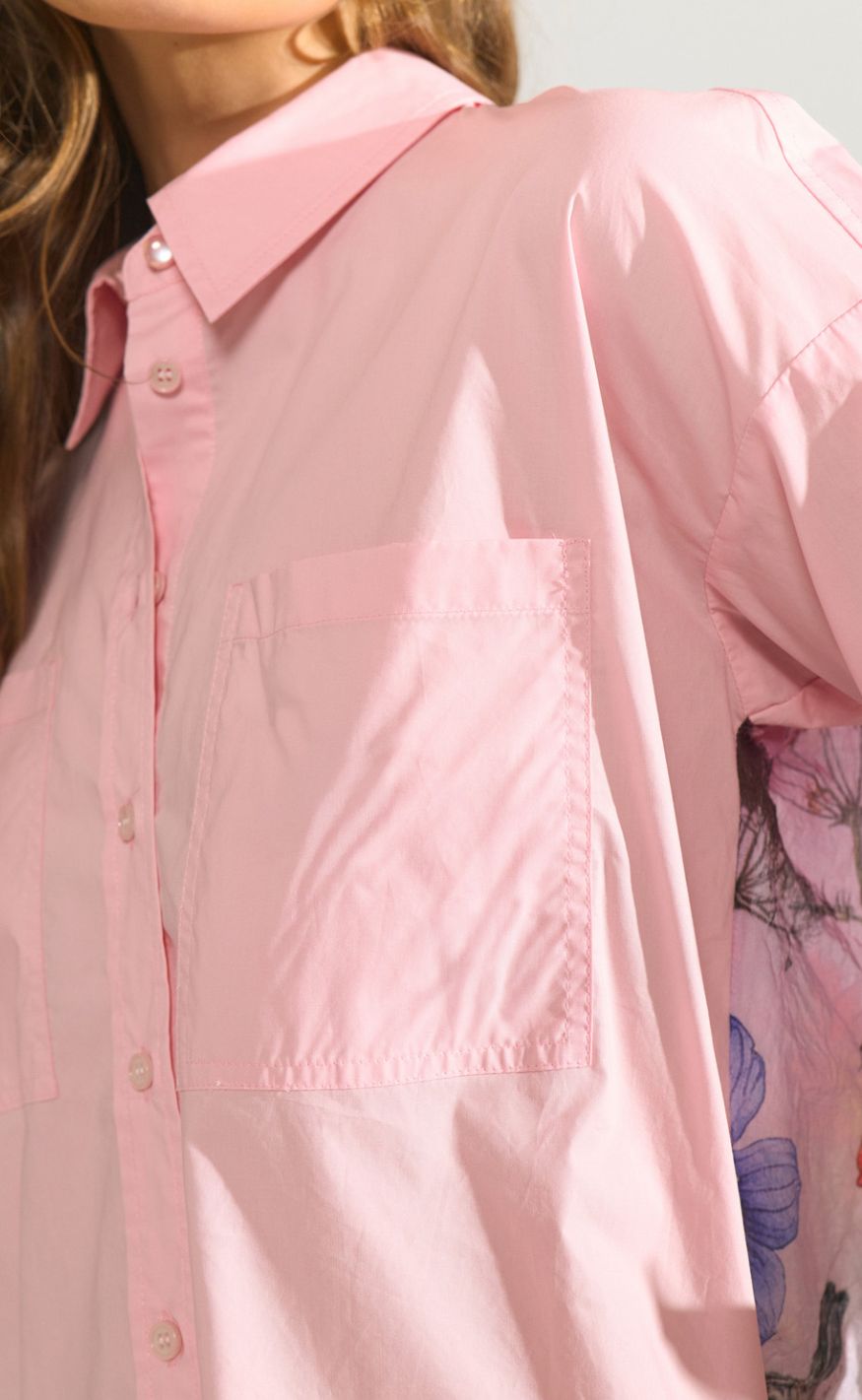 Nümph Skjorte - Forest - Pink Lady