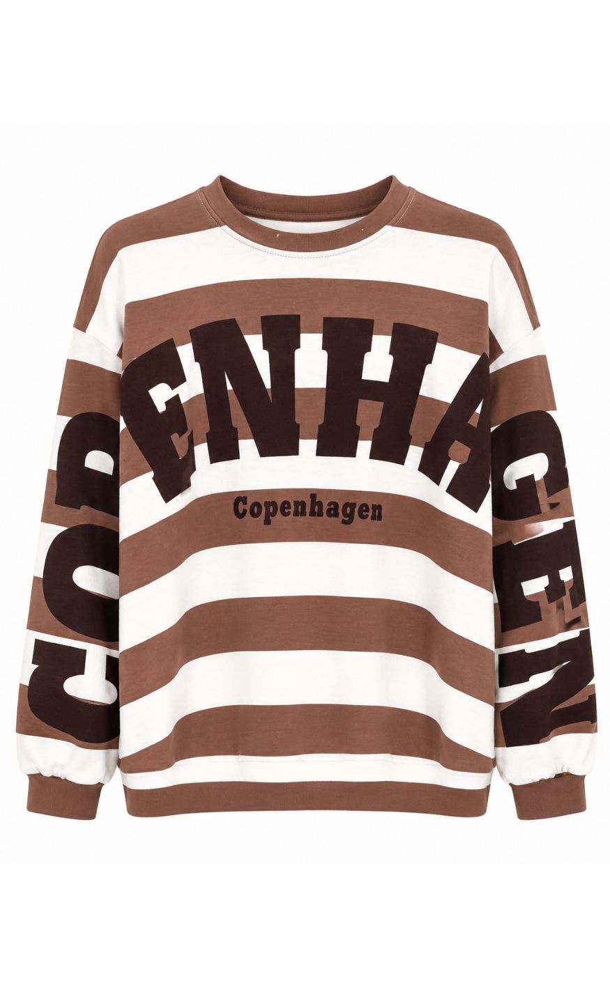 Marta Du Chateau Sweatshirt - Nerina - Camello/Moro