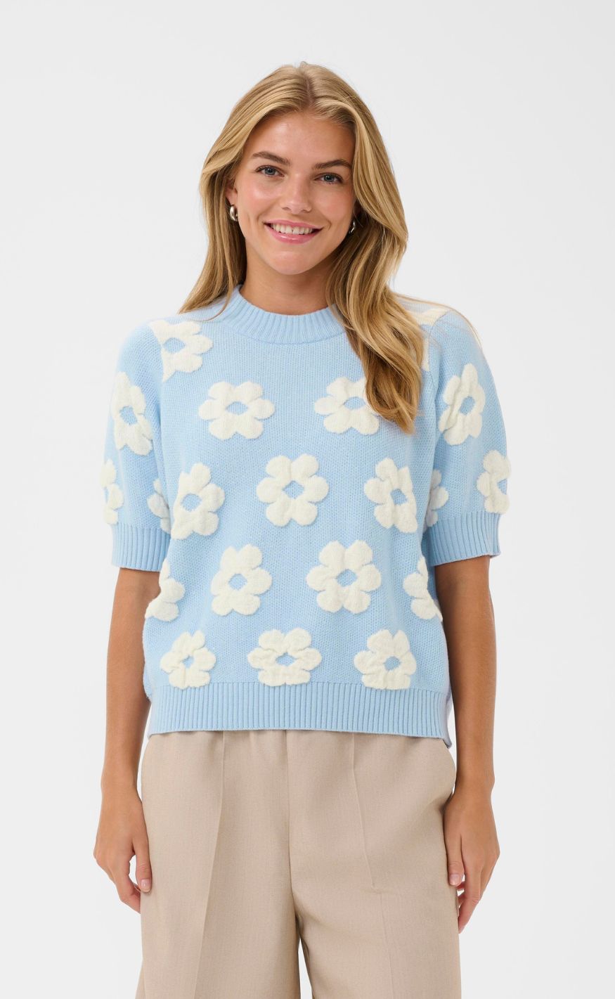 Culture Genser - Niva Charla SS - Cashmere Bluse
