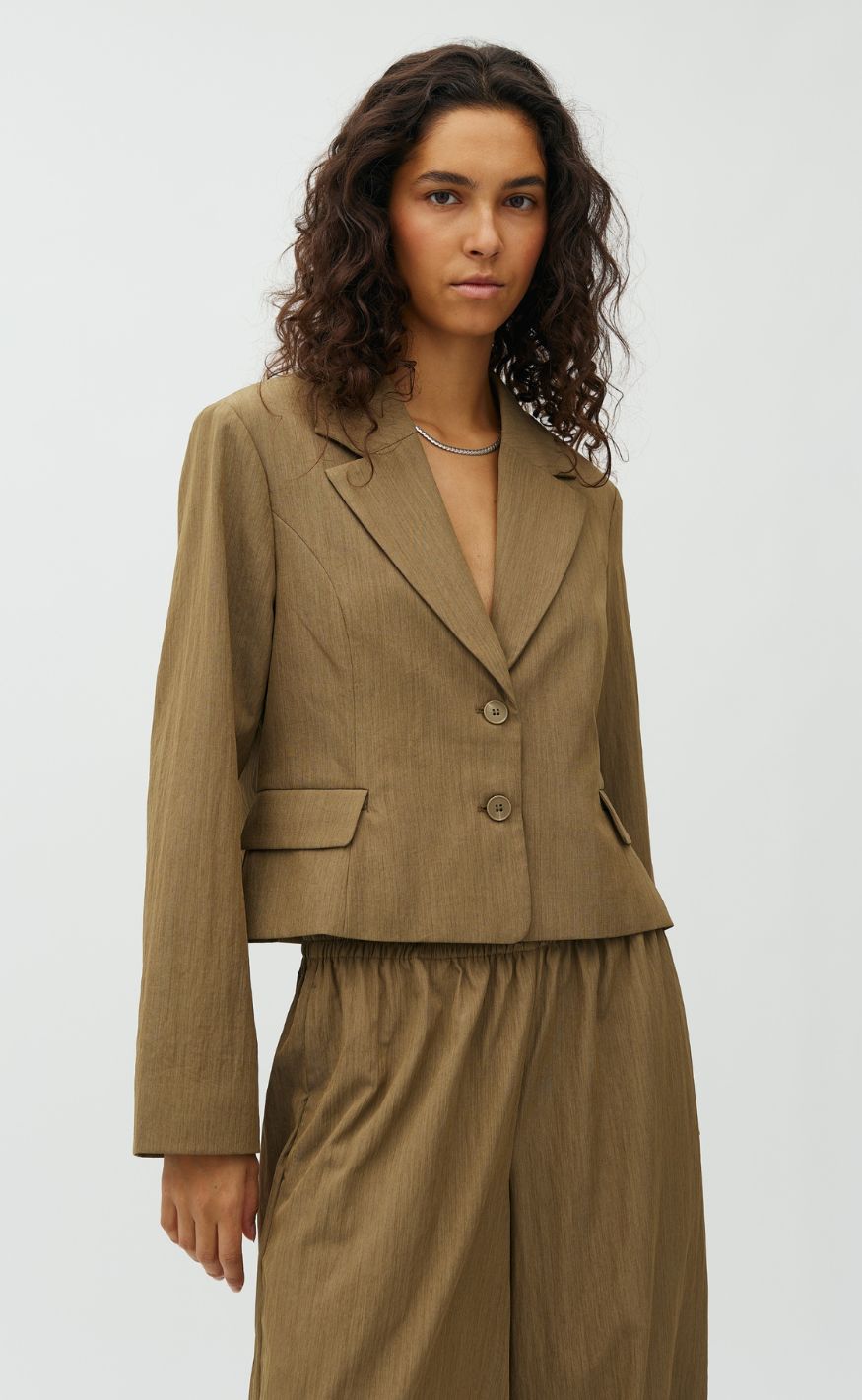 MbyM Blazer - Haring-M - Light Olive Melange
