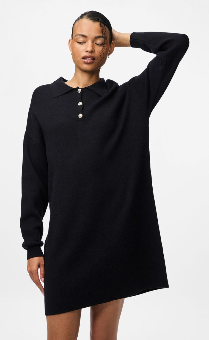 Pieces Kjole - Jassy - Black