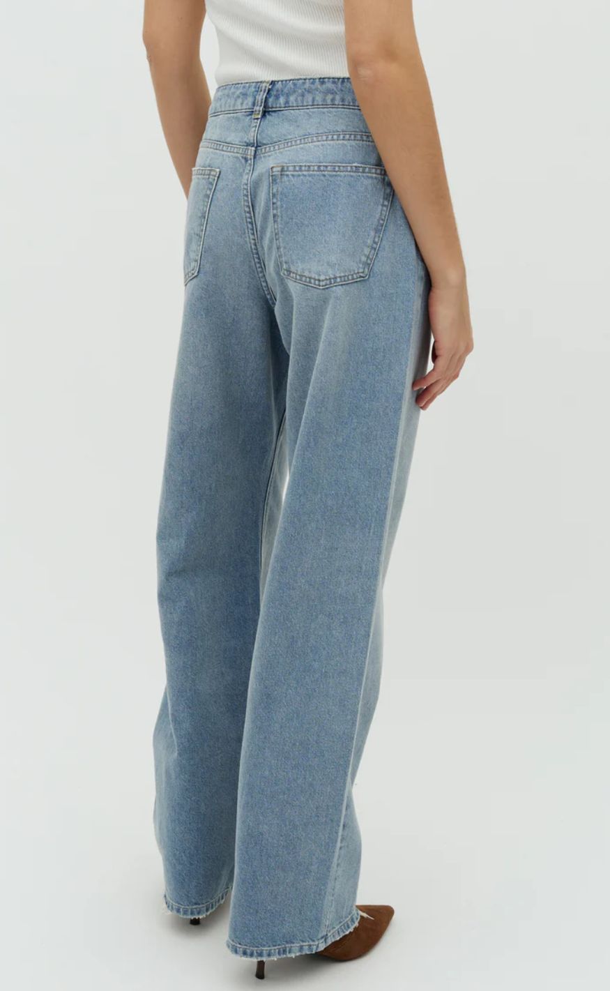 MbyM Bukser - Cadian-M - Light Blue Brushing