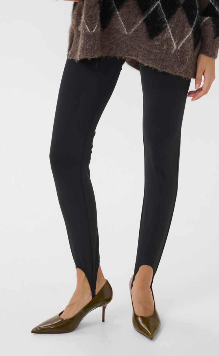 Gestuz Leggings - Lyrose - Black