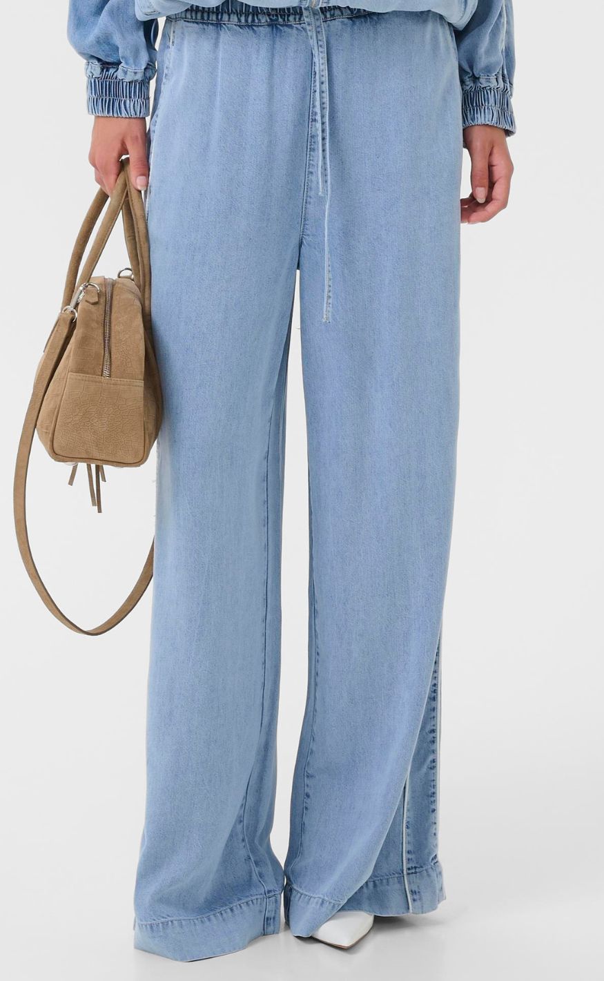 Gestuz Bukser - Sea - Mid Denim Blue