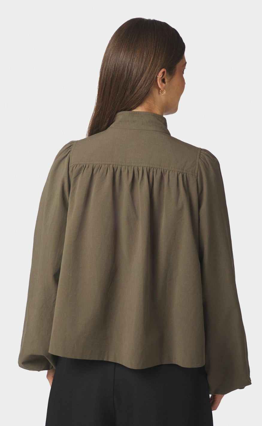 Neo Noir Jakke - Tirsa Twill - Dark Brown
