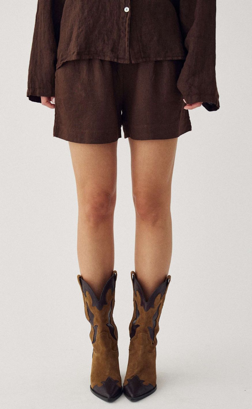 Noella Shorts - Layne - Chocolate