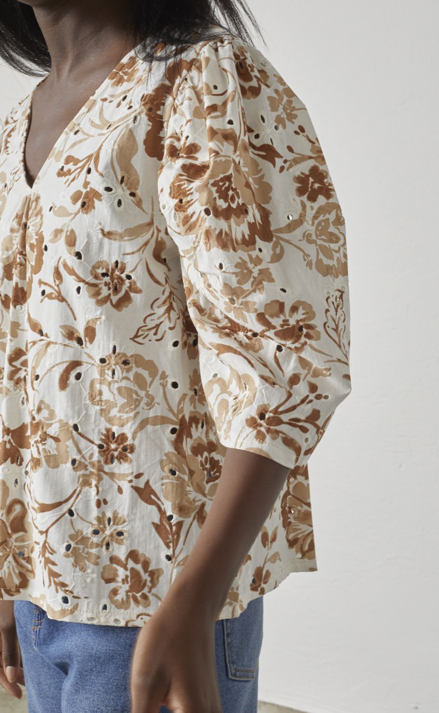 Sisters Point Topp - GILMA-N.T2 - Cream/Brown