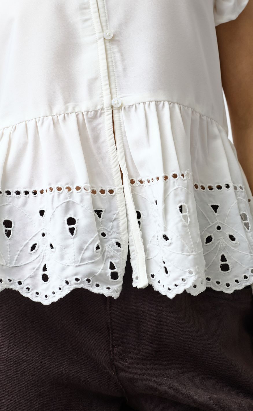 Sisters Point Topp - IBEN-SL - Cream