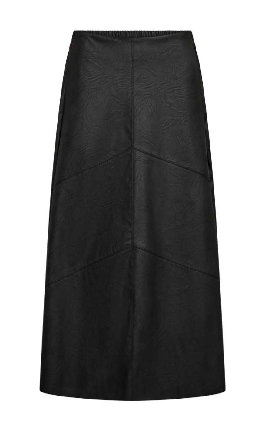 Freequent Skjørt - Harley Long - Black