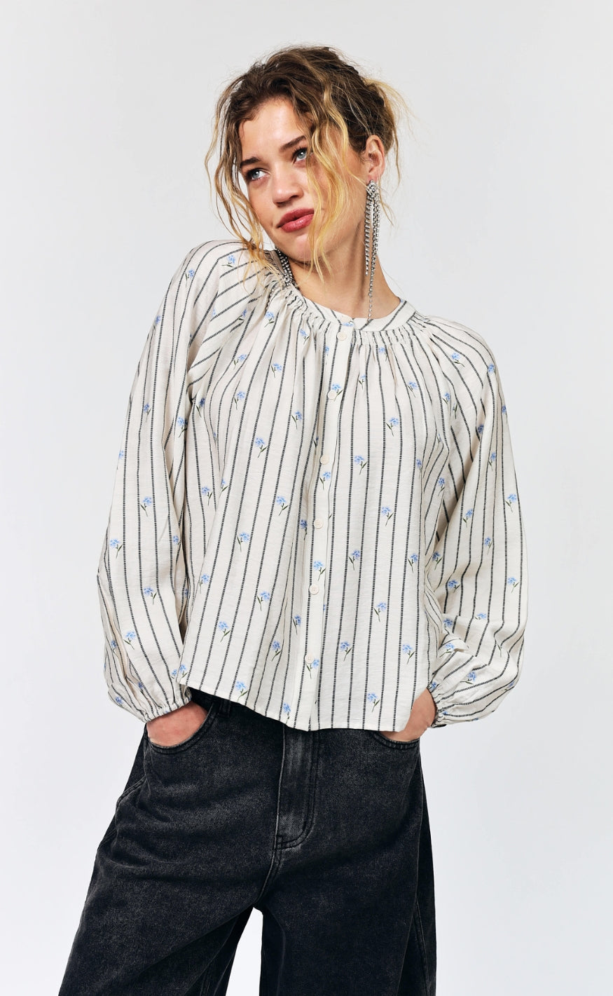 Lollys Laundry Skjorte - Etta - Flower Print