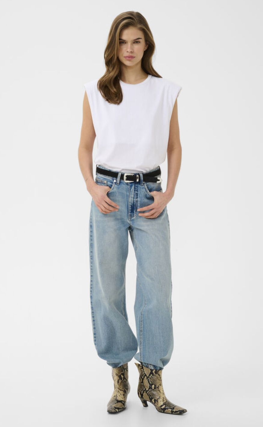 Gestuz T-shirt - Kathrin - Bright White