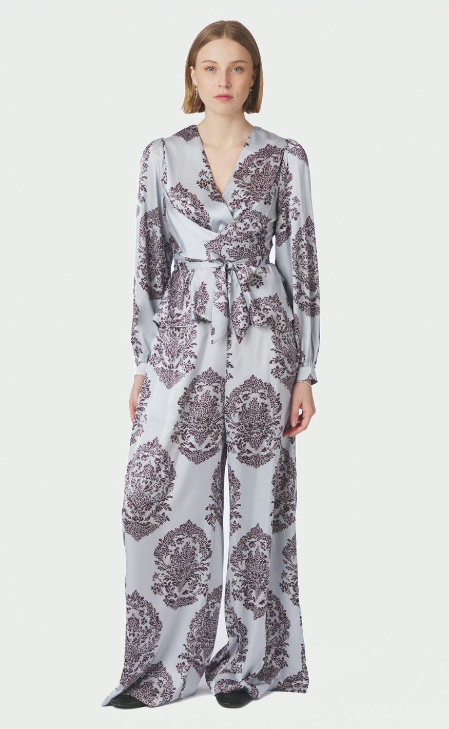 Neo Noir Bluse - Rista Deco Drop - Light Blue