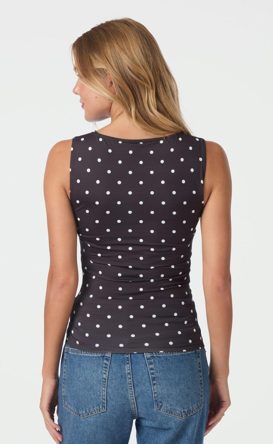 Neo Noir Topp - Ditty Jersey Dot - Black