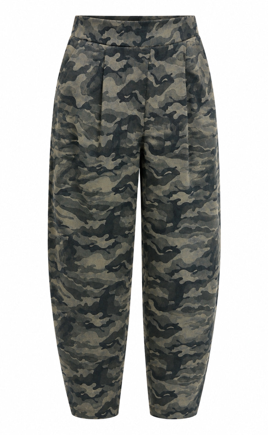 Say INA Copenhagen Bukser - Alba Barrel - Camouflage