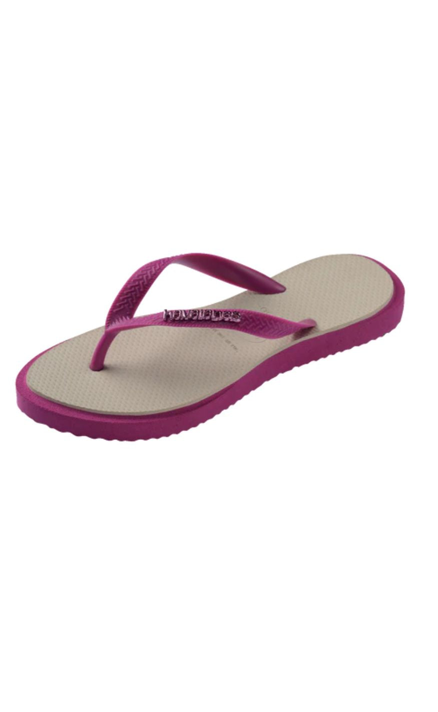 Havaianas Klipklappere - Topp Point Fusion - Rose Gum/ Straw Beige