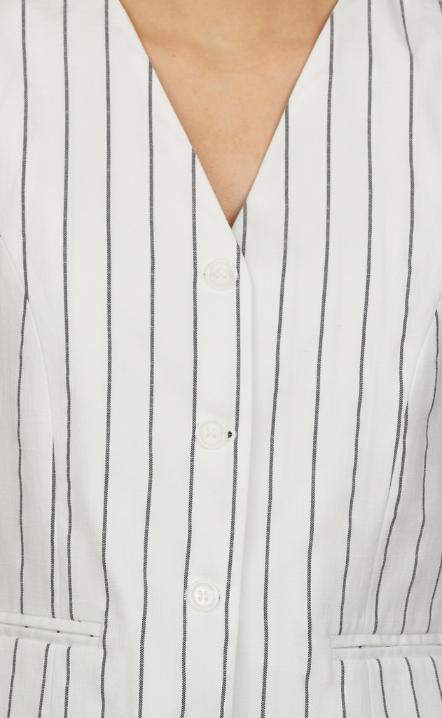 Love & Divine Vest - Love1044-1 - Cream/Black