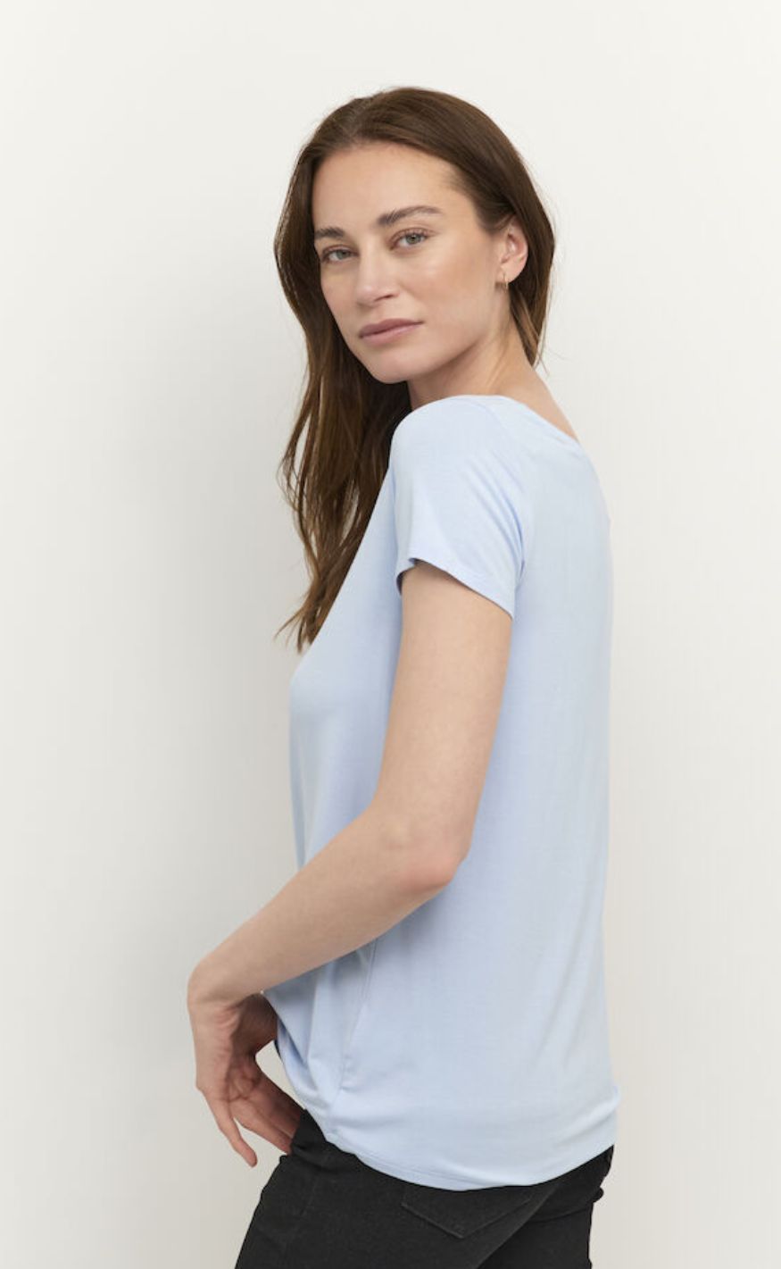 Culture T-shirt - Poppy - Cashmere Blue