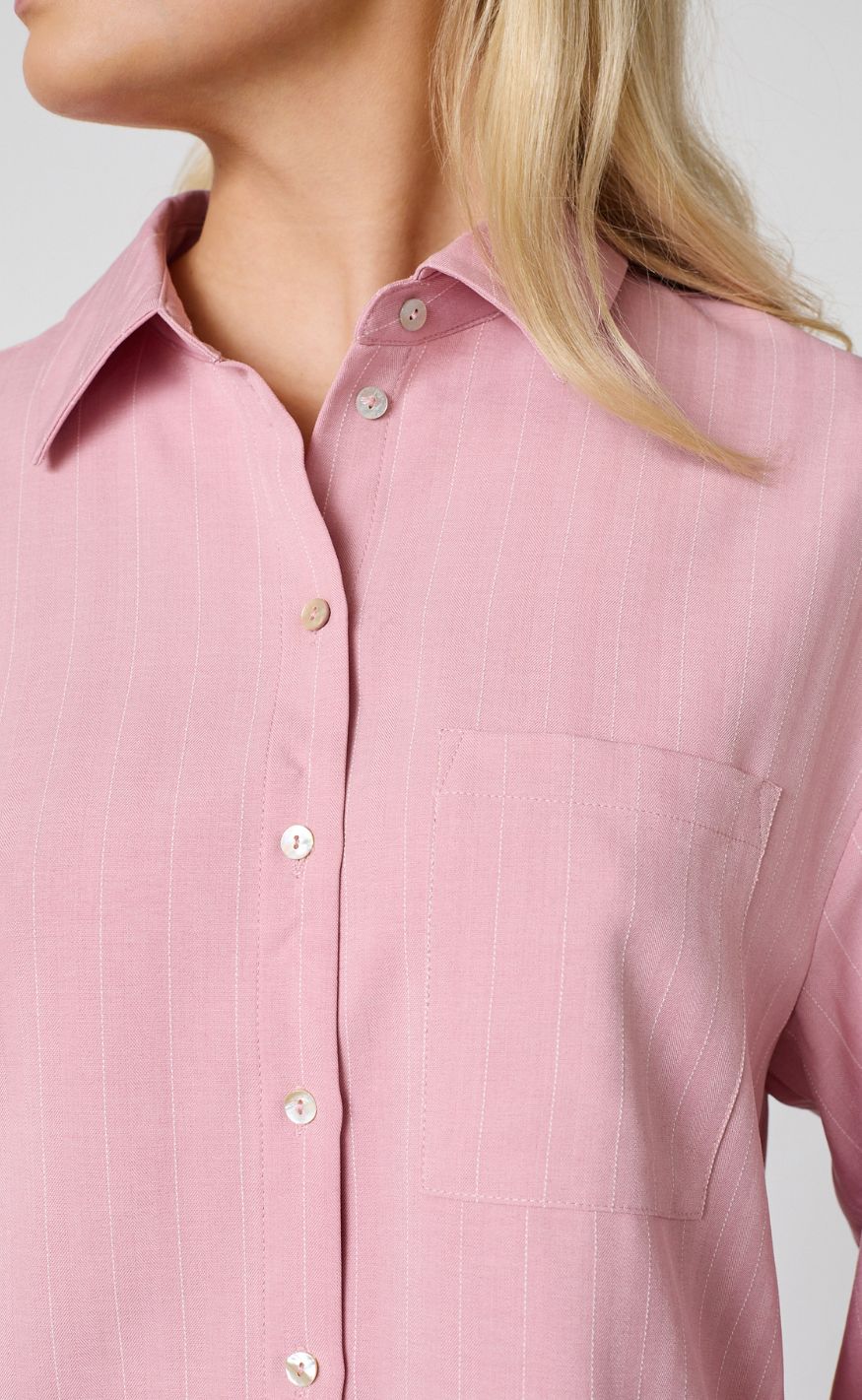 Sisters Point Skjorte - VERINA-SH3 - Mauve Pinstripe