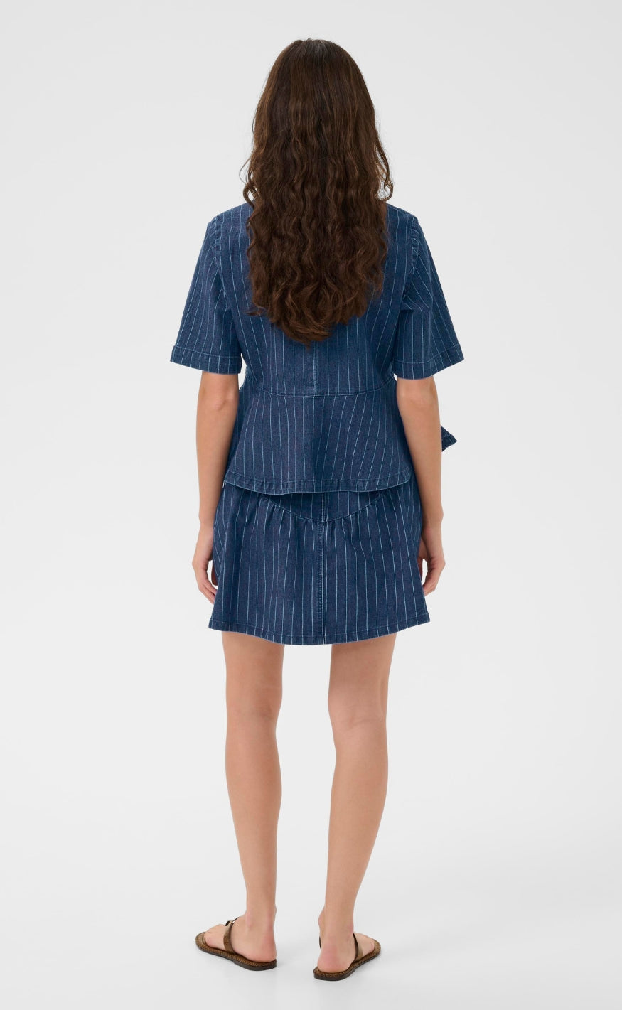Culture Bluse - Mai Renny - Dark Blue Wash