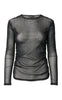 Pieces Bluse - Bobo Mesh - Black Dots