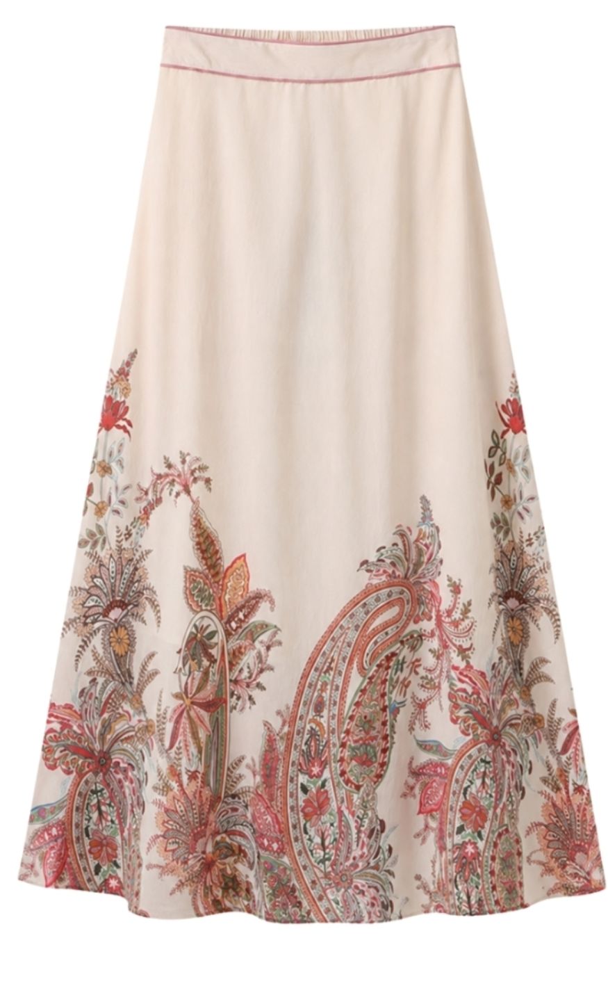 Luxzuz Skjørt - Vagna - Lotus Flower 3080