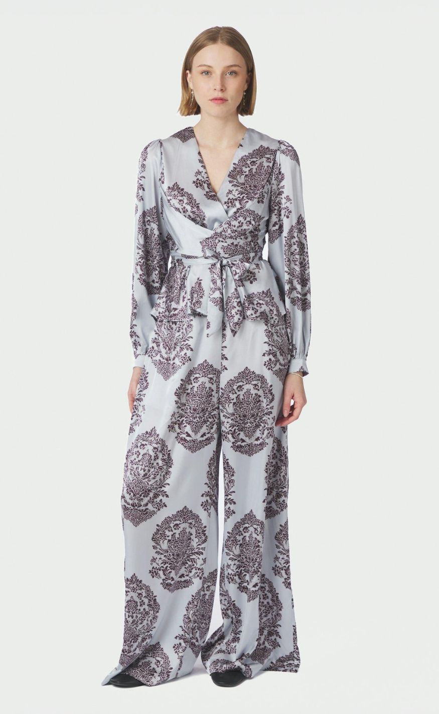 Neo Noir Bukser - Lunet Deco Drop - Light Blue