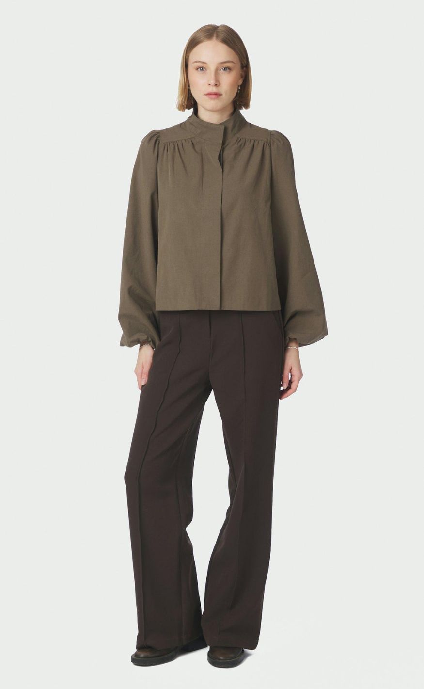 Neo Noir Jakke - Tirsa Twill - Army