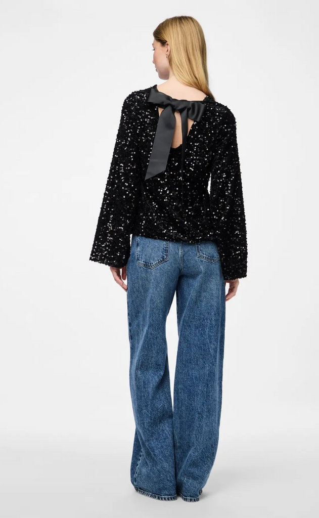 Pieces Topp - Kam - Black